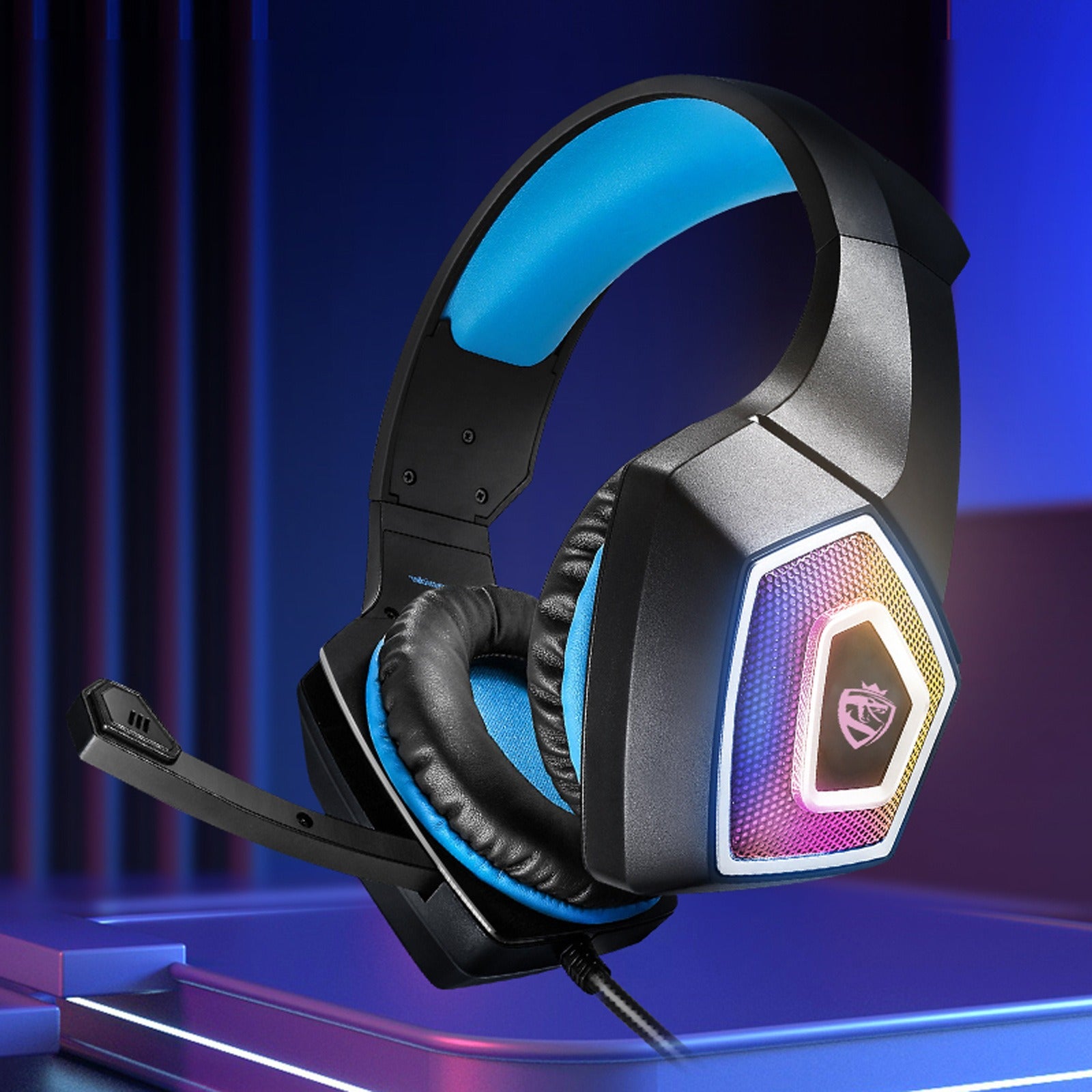 RGB Gaming Headphones – Wired Over-Ear with Mic | Harding's Essential