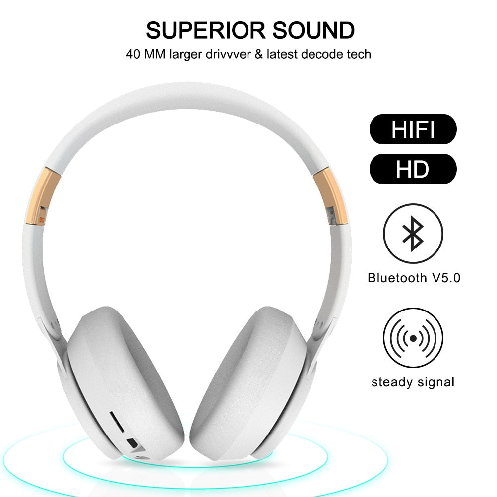 Premium Wireless Bluetooth Headphones | Tourya T7
