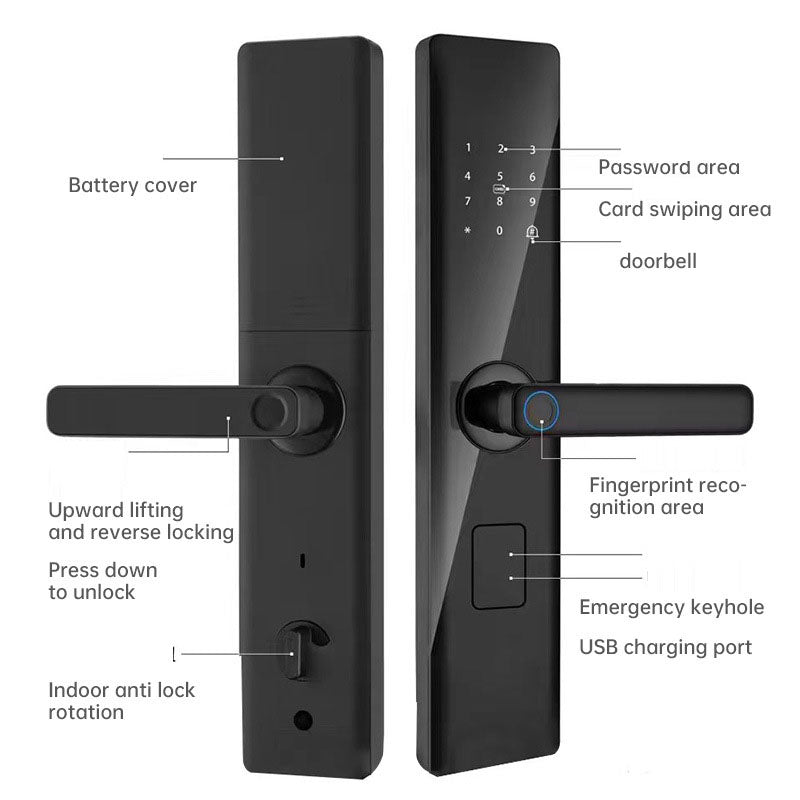 Smart Fingerprint Door Lock — Keyless Biometric Security