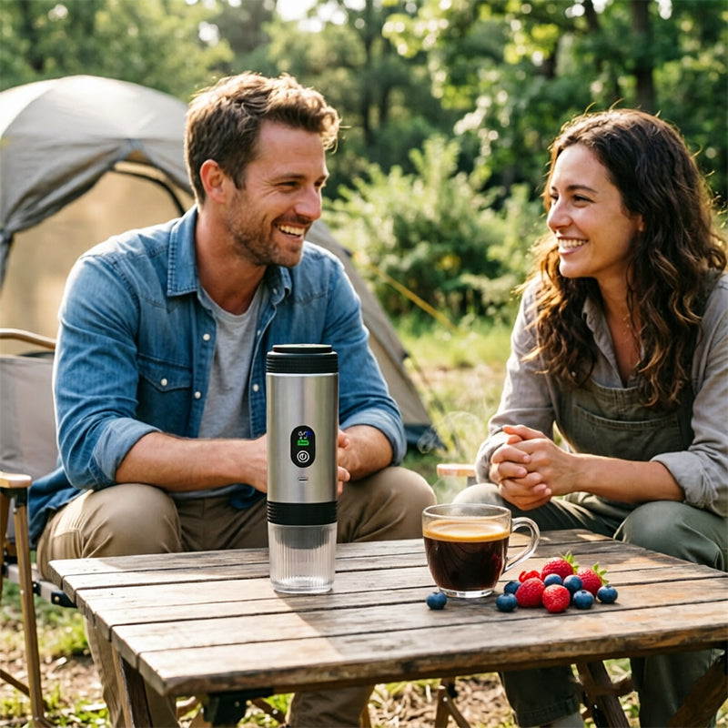 Portable Espresso Machine – 3-in-1 Digital Coffee Maker | 20 BAR | Travel, Camping & Office