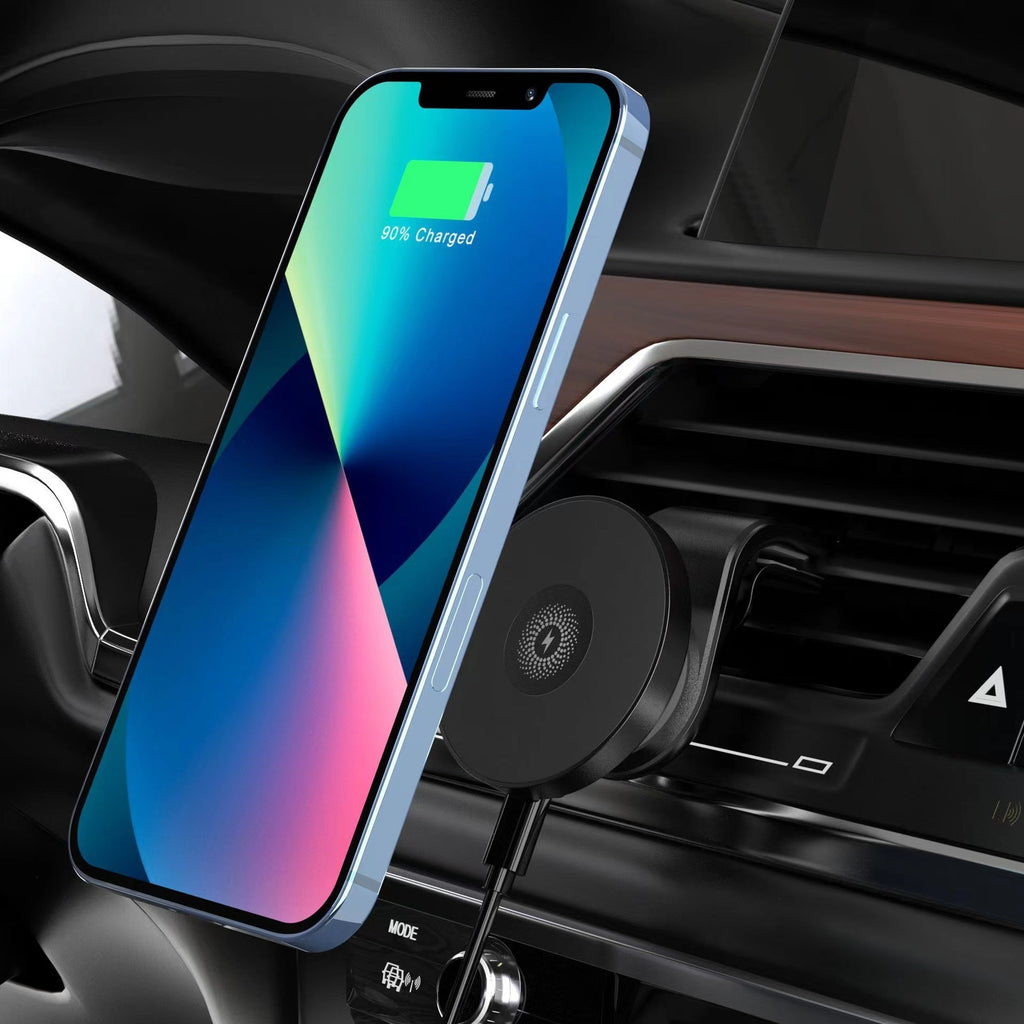 15W Magnetic Wireless Car Charger Mount