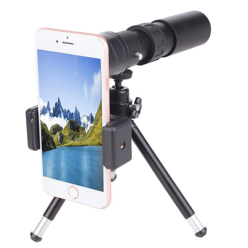 10-30×25 HD Zoom Monocular Telescope — Portable Long Range Spyglass for Hunting & Outdoor